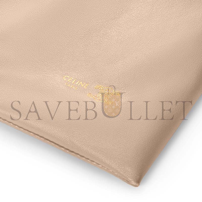 CELINE SMALL CRYSTAL POUCH IN LAMBSKIN 123662J79.03SA (32*29*0.5cm)